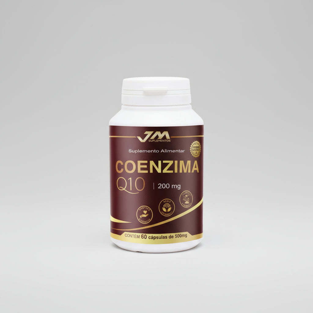 Coenzima Q10 C/ 60 Cápsulas De 200mg - Jmsuplementos