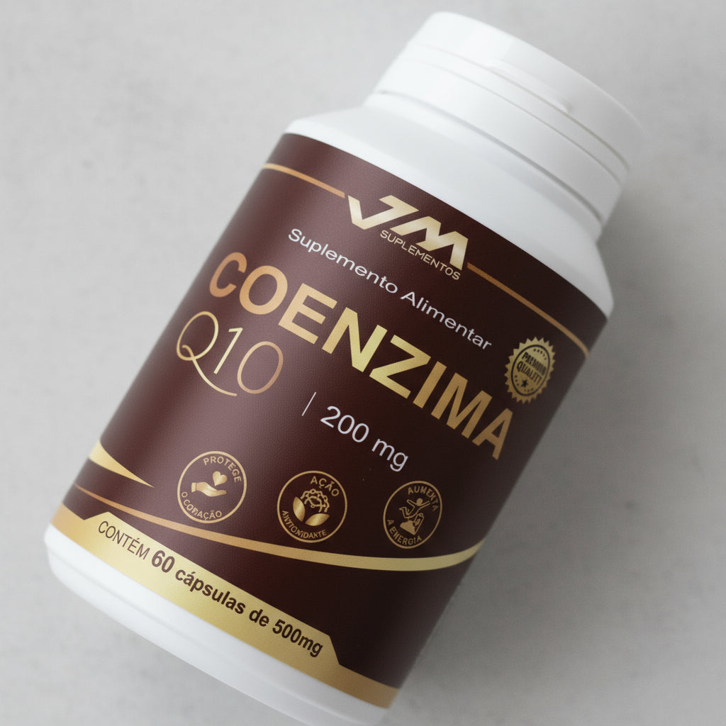 Coenzima Q10 C/ 60 Cápsulas De 200mg - Jmsuplementos