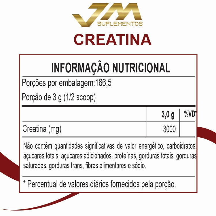Creatina 100% Pura Monohidratada Micronizada – 370g