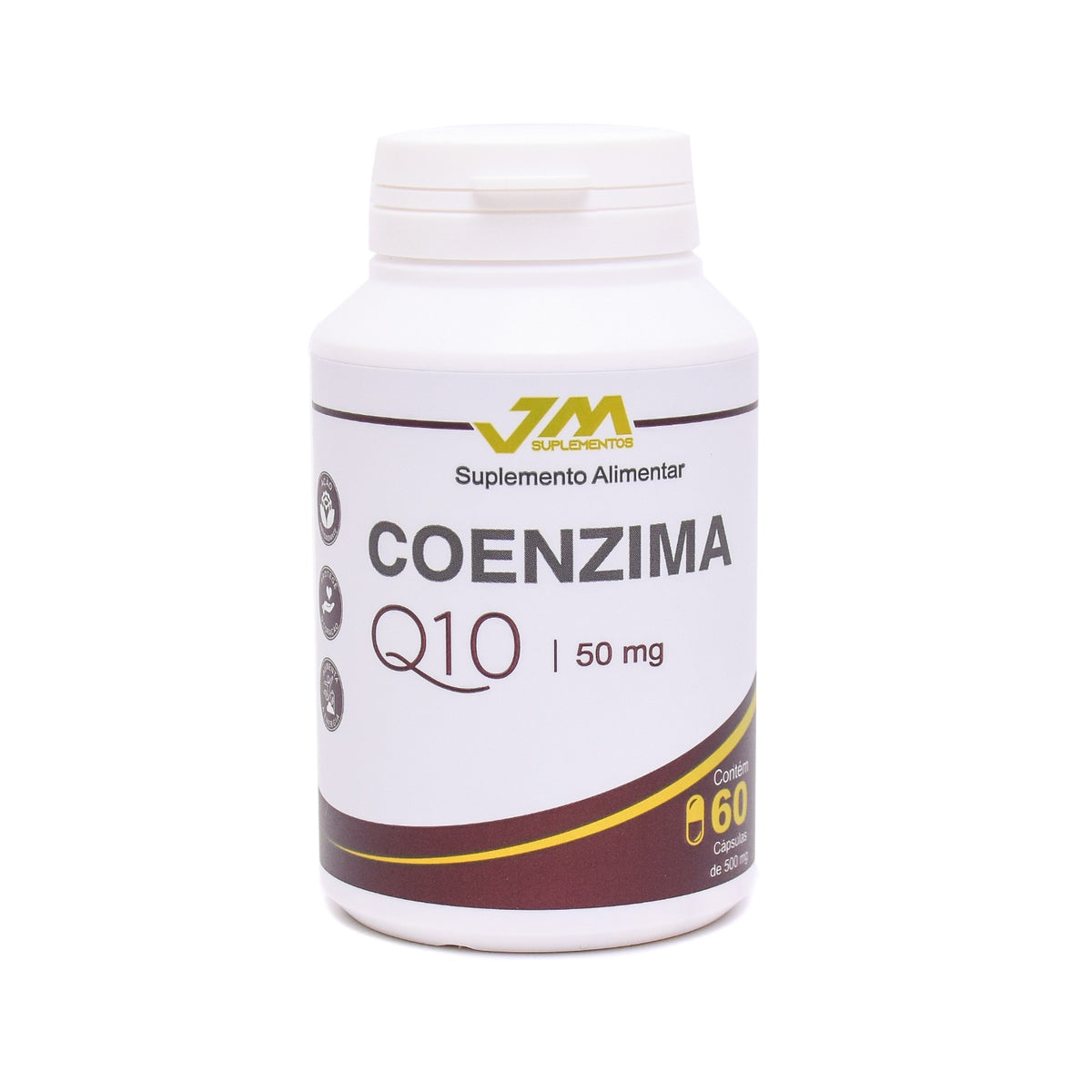 Coenzima Q10 C/ 60 Cápsulas De 500mg - Jmsuplementos