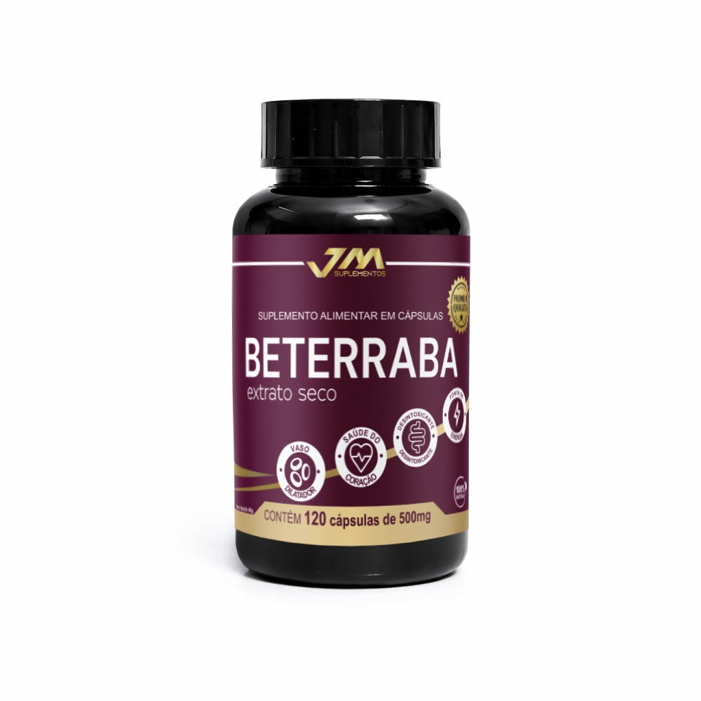 Beterraba Vasodilatador Em Capsulas Jm Suplementos 120 Caps