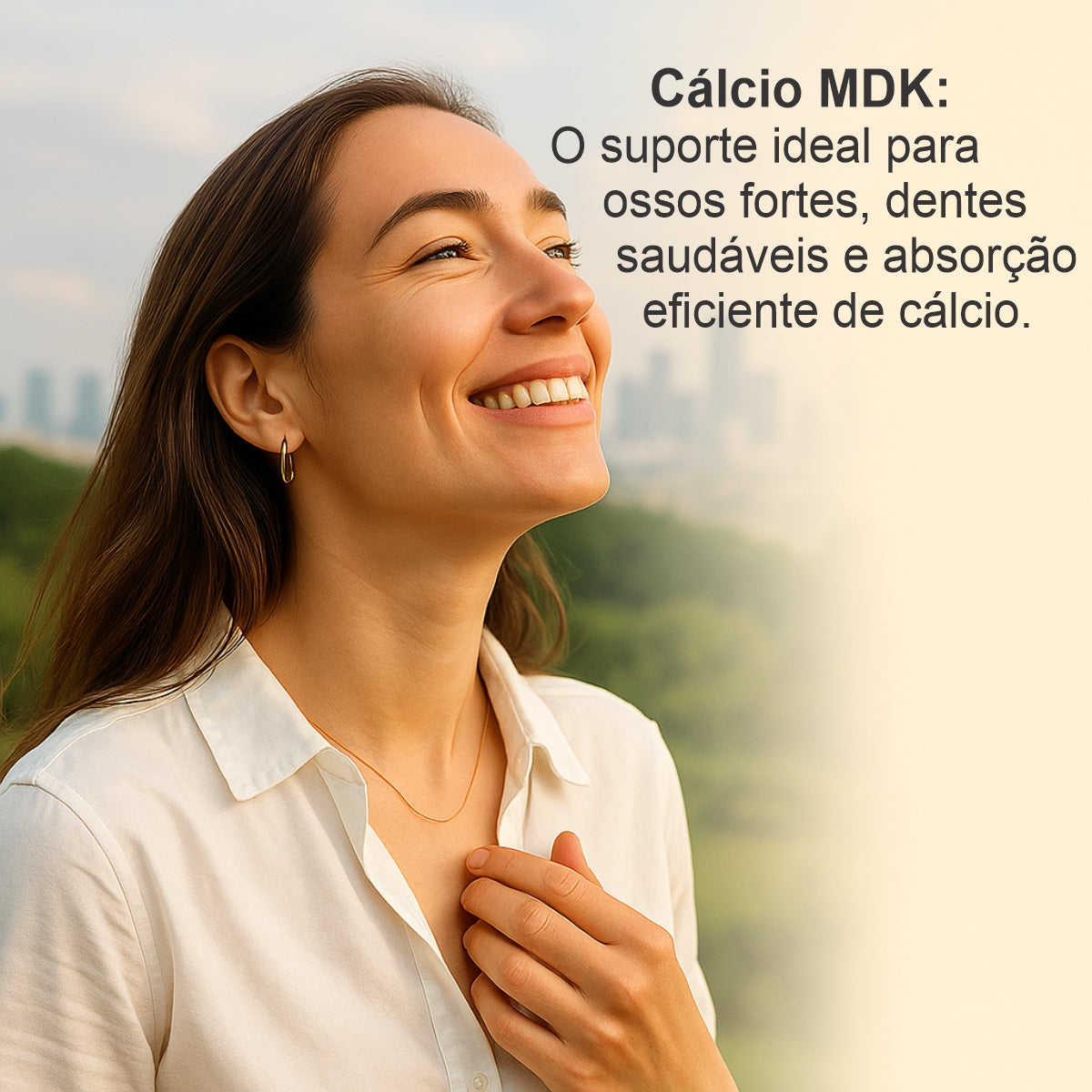 Cálcio MDK 60 Cápsulas – Ossos Fortes, Músculos Saudáveis & Imunidade