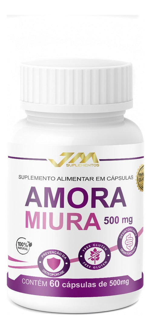 Amora miura 500mg 60 capsulas JM Suplementos