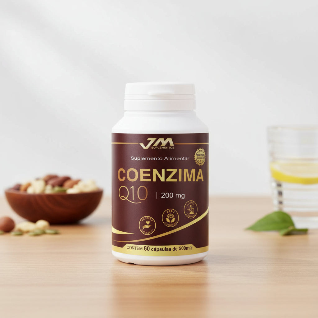 Coenzima Q10 C/ 60 Cápsulas De 200mg - Jmsuplementos - JM Indústria de Suplementos