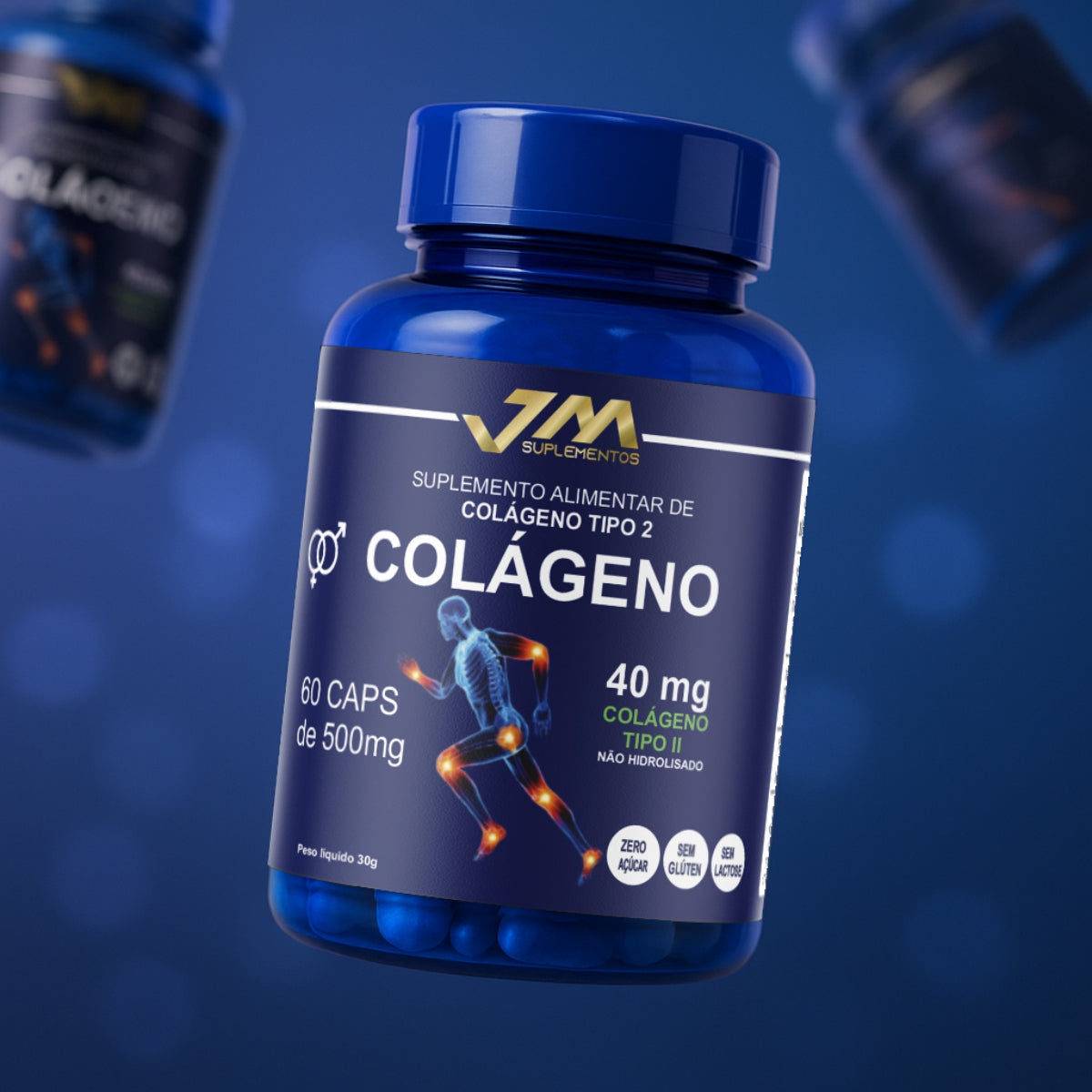 Colágeno Tipo 2 40mg – Saúde Articular e Mobilidade | 60 Cápsulas