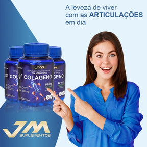 Colágeno Tipo 2 40mg – Saúde Articular e Mobilidade | 60 Cápsulas