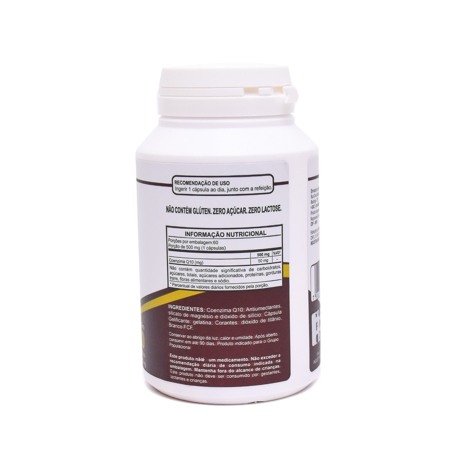 Coenzima Q10 C/ 60 Cápsulas De 500mg - Jmsuplementos