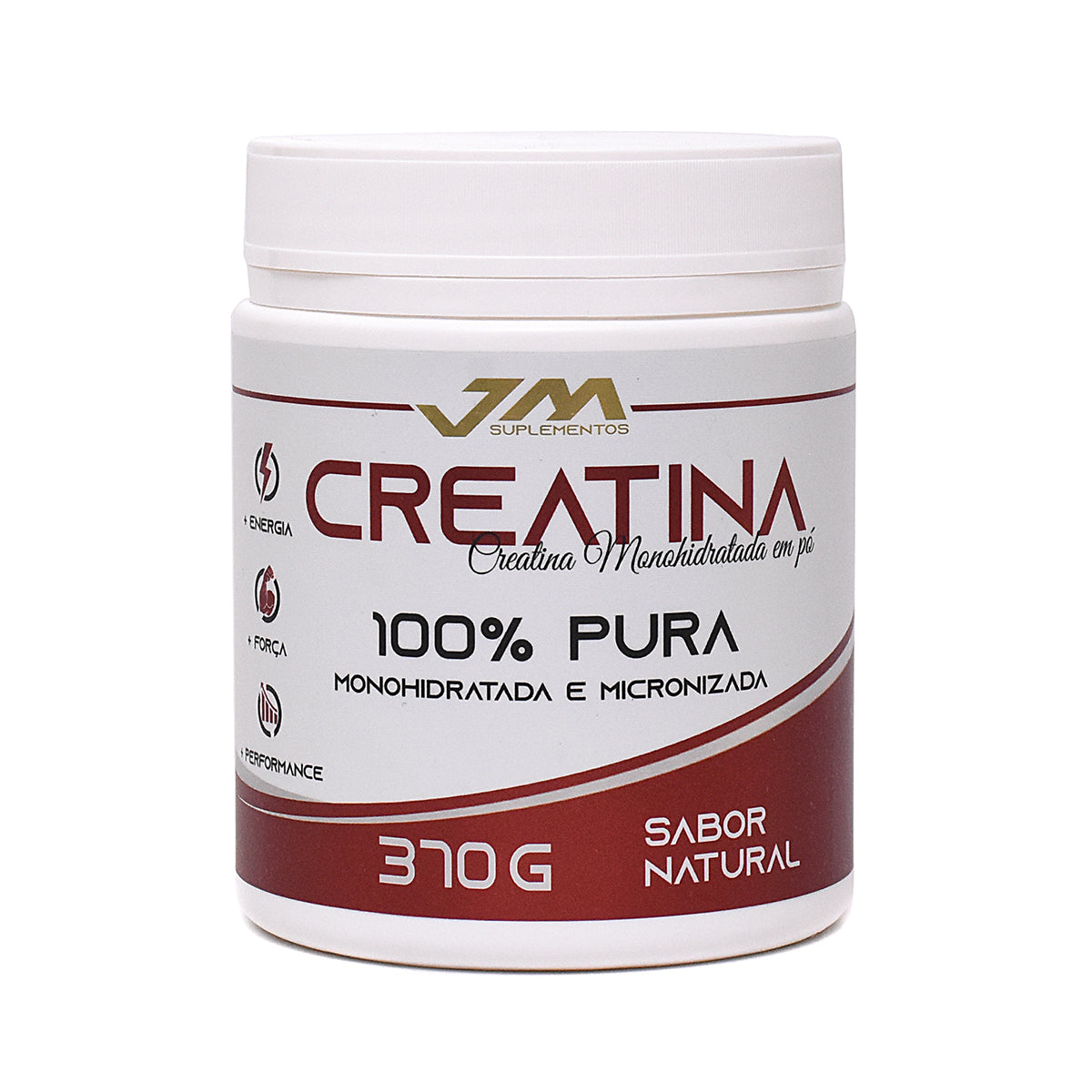 Creatina 100% Pura Monohidratada Micronizada – 370g