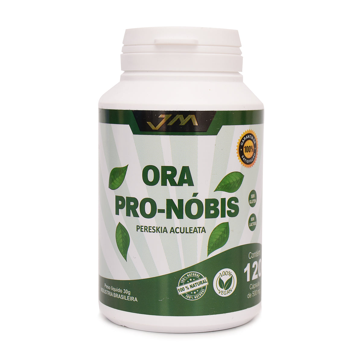 Ora Pro-Nóbis Pereskia Aculeata 120 Cápsulas – Fonte Natural de Proteína e Fibras