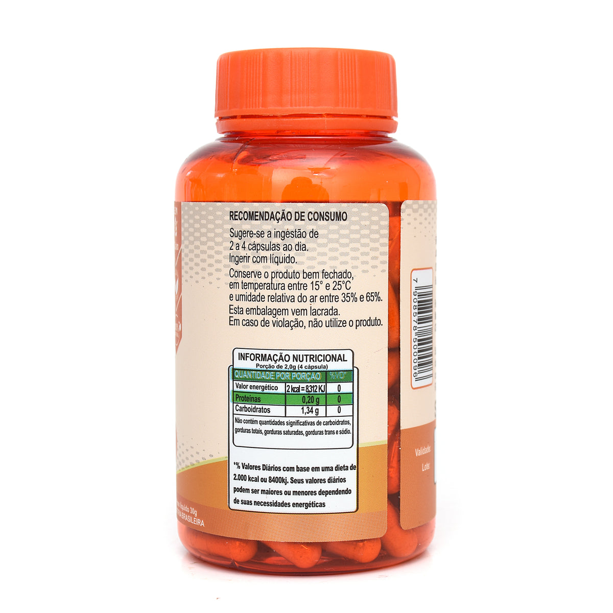 Cúrcuma com Vitaminas C + B6 500mg – 120 Cápsulas