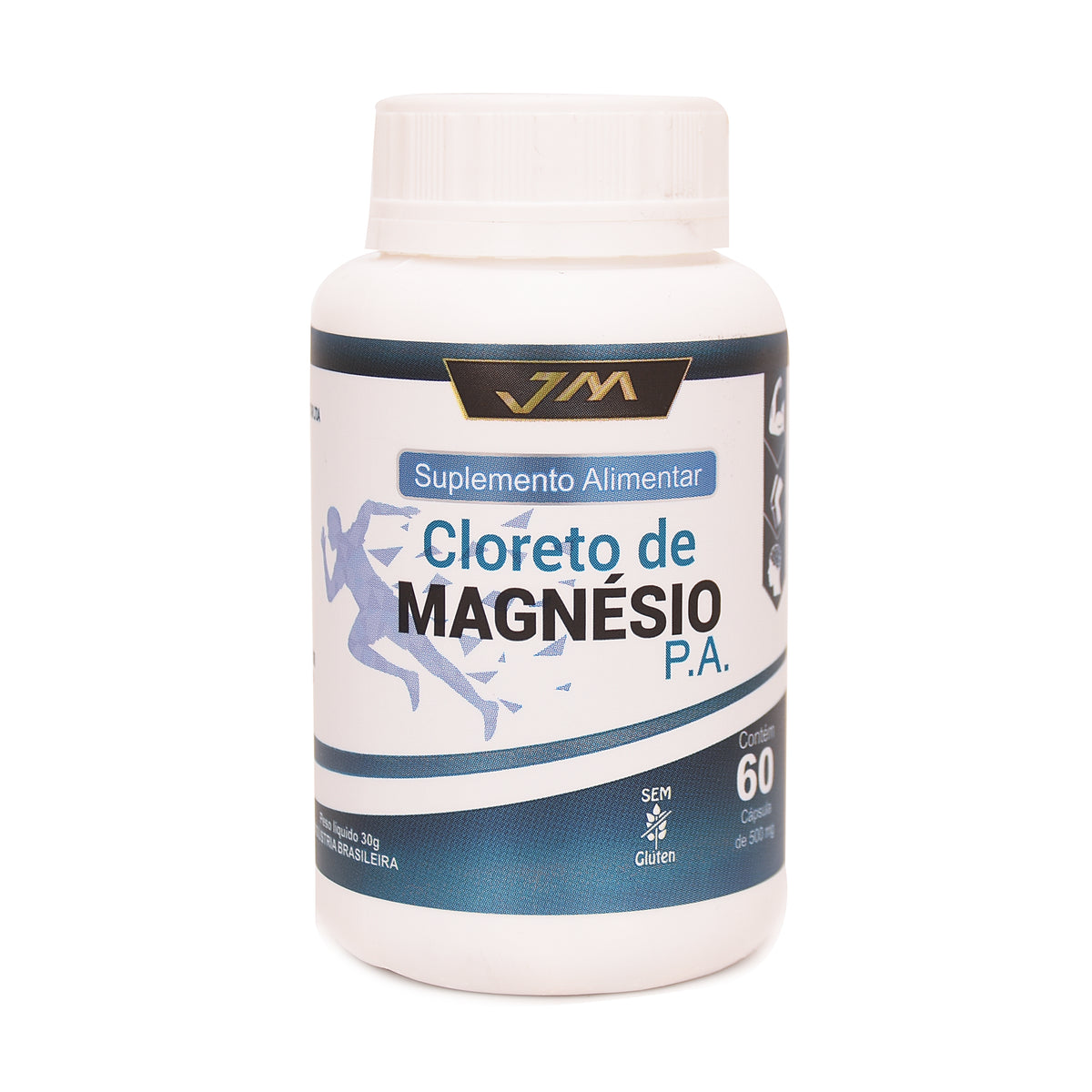 Cloreto de Magnésio P.A. 60 Cápsulas – Equilíbrio Muscular e Mais Energia