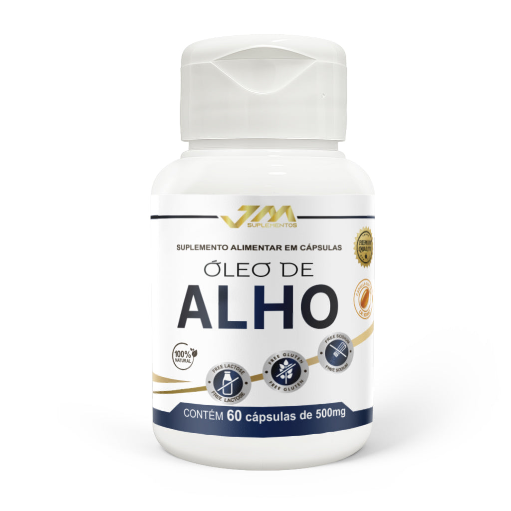 Oleo de Alho Odor Free 60 Capsulas JM Suplementos