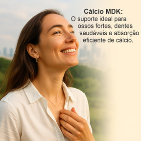 Cálcio MDK 60 Cápsulas – Ossos Fortes, Músculos Saudáveis & Imunidade