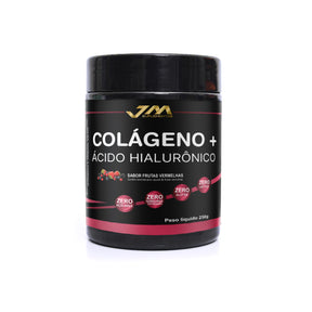 Colágeno Hidrolisado + Ácido Hialurônico 250g Jmsuplementos