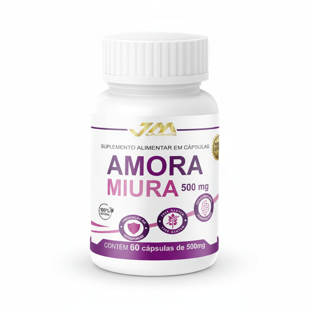 Amora miura 500mg 60 capsulas JM Suplementos