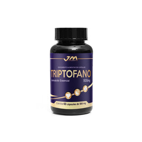 L-Triptofano 100% Puro 1000mg 60 Capsulas 5htp Jmsuplemento