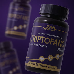 L-Triptofano 100% Puro 1000mg 60 Capsulas 5htp Jmsuplemento