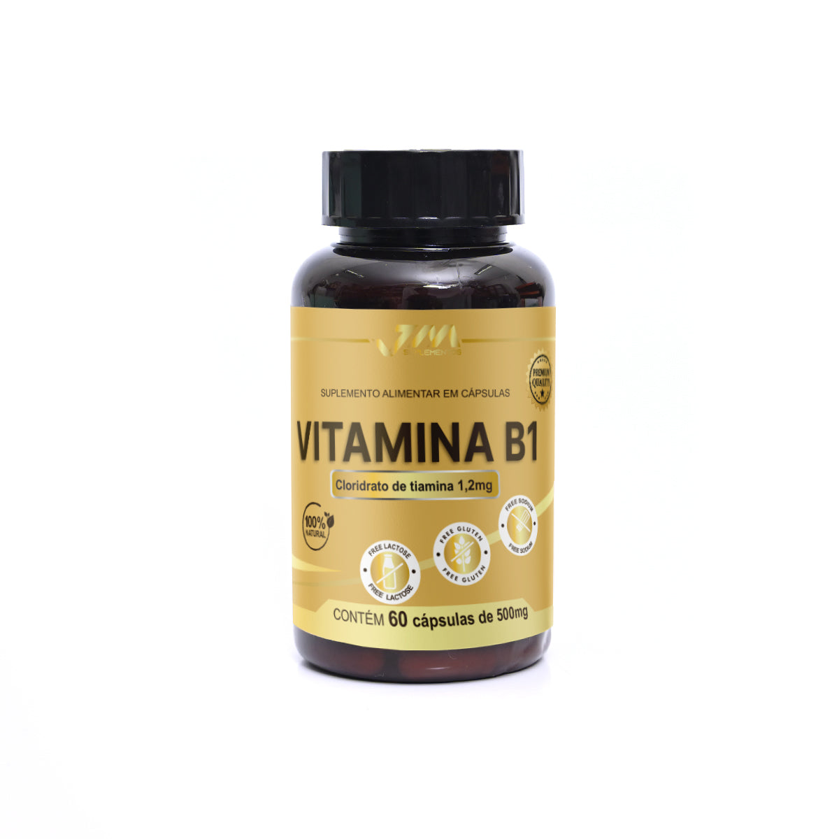 Vitamina B1 Tiamina 500mg 60 Capsulas Jmsuplementos